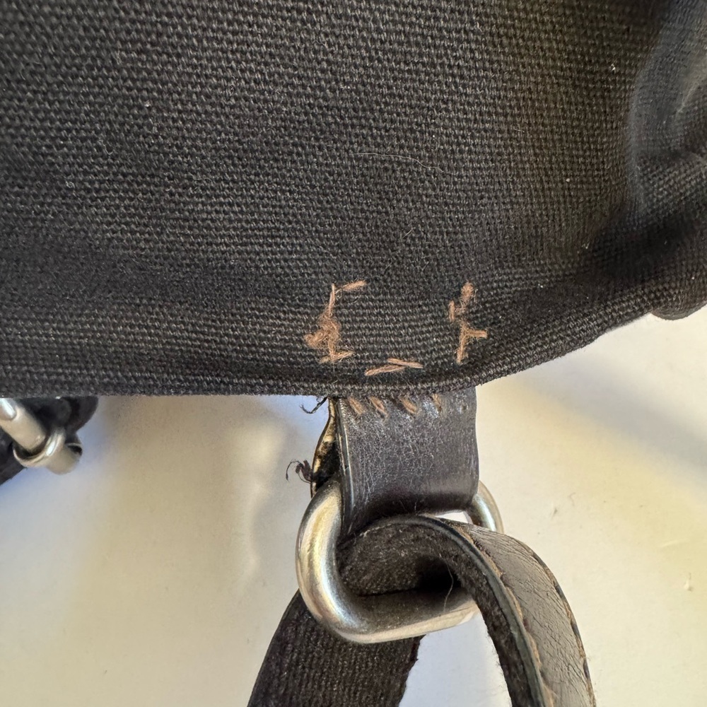 Vintage FOSSIL Small/Mini Leather Backpack - Picture 6 of 11